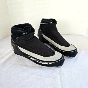 Madshus CT100 Nordic Cross Country Ski Boots Size US9 EU42 Black & Gray EUC
